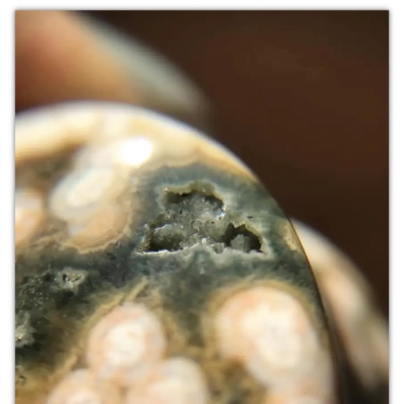 bodyartforms Jewelry New Df Ocean Jasper Stone Plugs Ooak 25mm